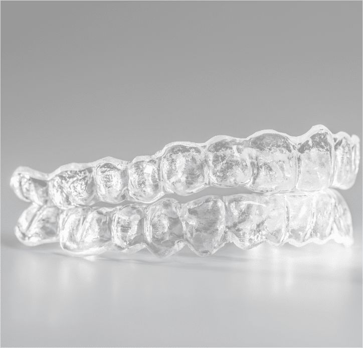 close up of an aligner