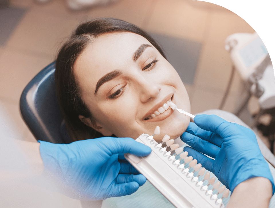 Professional in-chair whitening