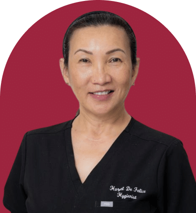 Hazel De Felice<br />
Dental Hygienist